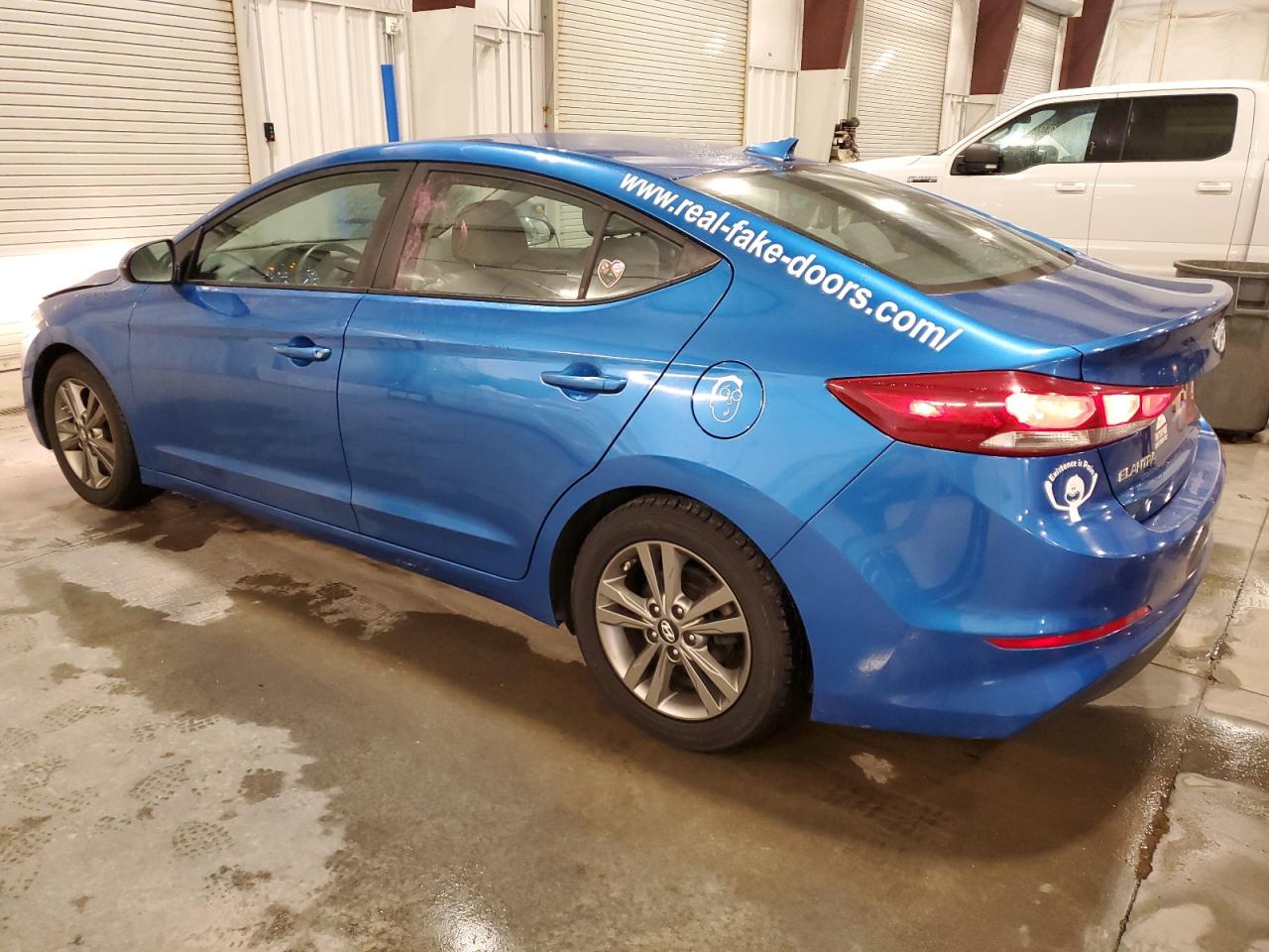 2018 Hyundai Elantra VIN 5NPD84LF0JH326872 Copart auction photo, front end damage thumbnail 2