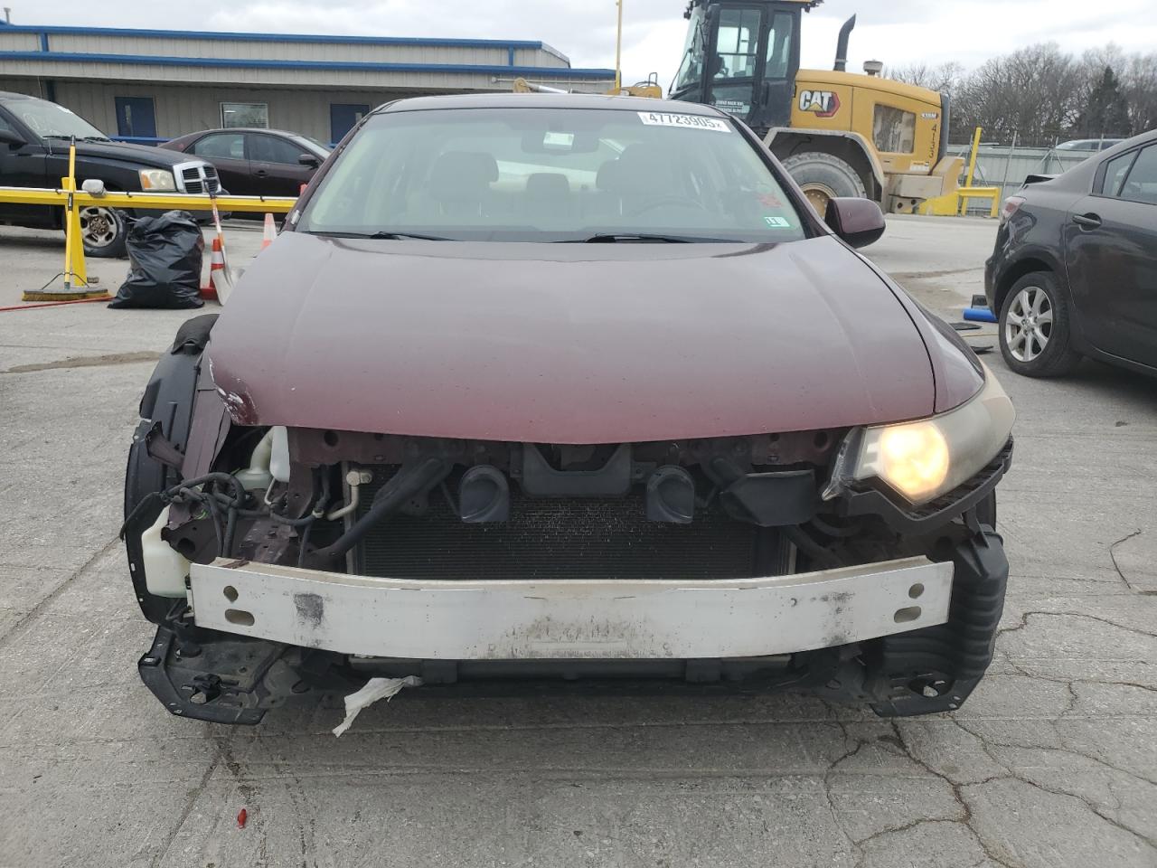 2012 Acura TSX VIN JH4CU2F45CC005123 Copart auction photo, front end damage thumbnail 5