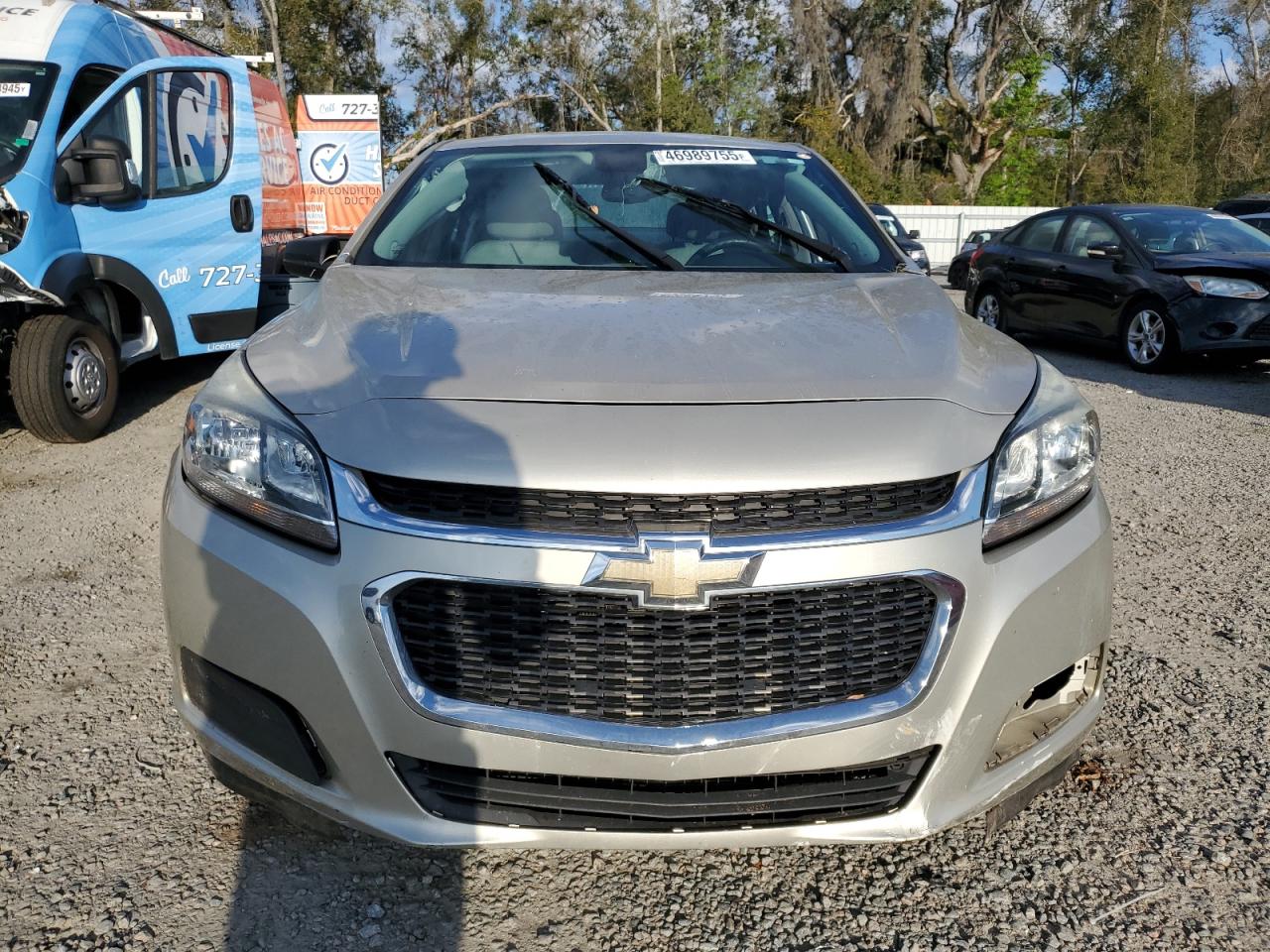 2014 Chevrolet Malibu VIN 1G11B5SL5EF186053 Copart auction photo, side / front end damage thumbnail 5