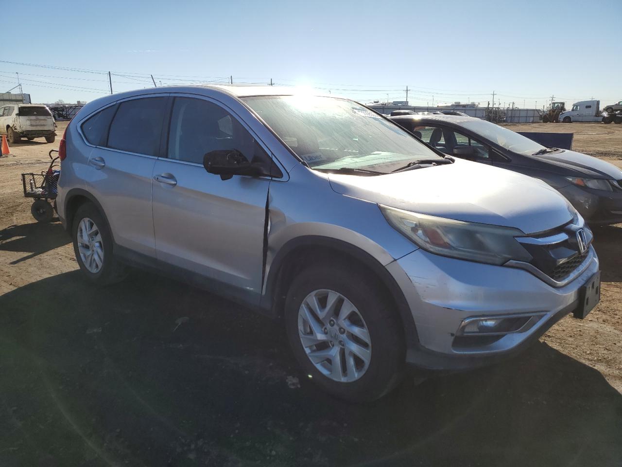 2015 Honda CR-V VIN 2HKRM4H58FH647759 Copart auction photo, normal wear damage thumbnail 4