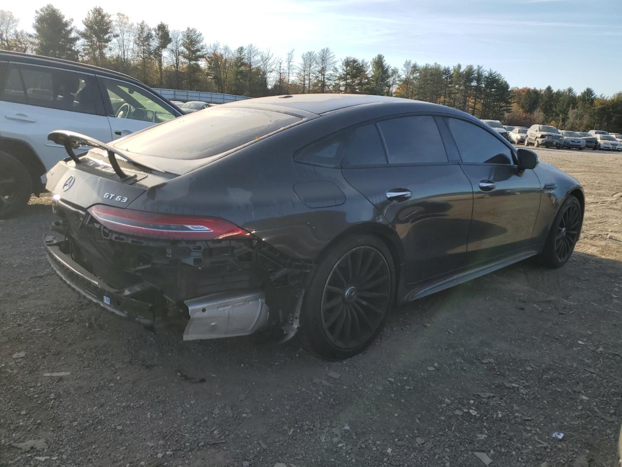 2019 Mercedes-Benz AMG GT VIN WDD7X8JB6KA000242 Copart auction photo, rear end / undercarriage damage thumbnail 3