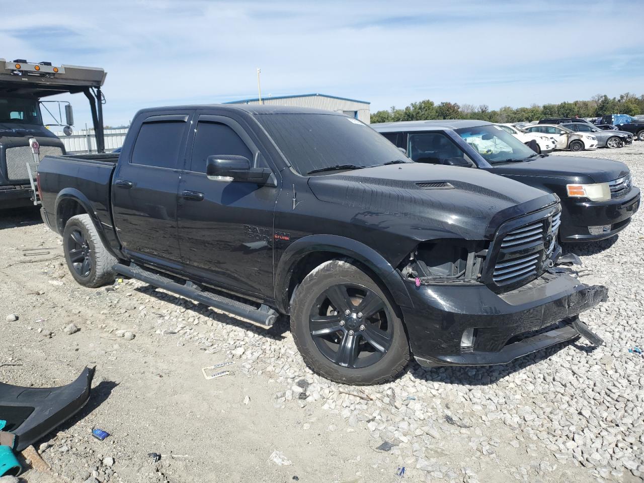2016 RAM 1500 VIN 1C6RR7MT2GS349578 Copart auction photo, side damage thumbnail 4