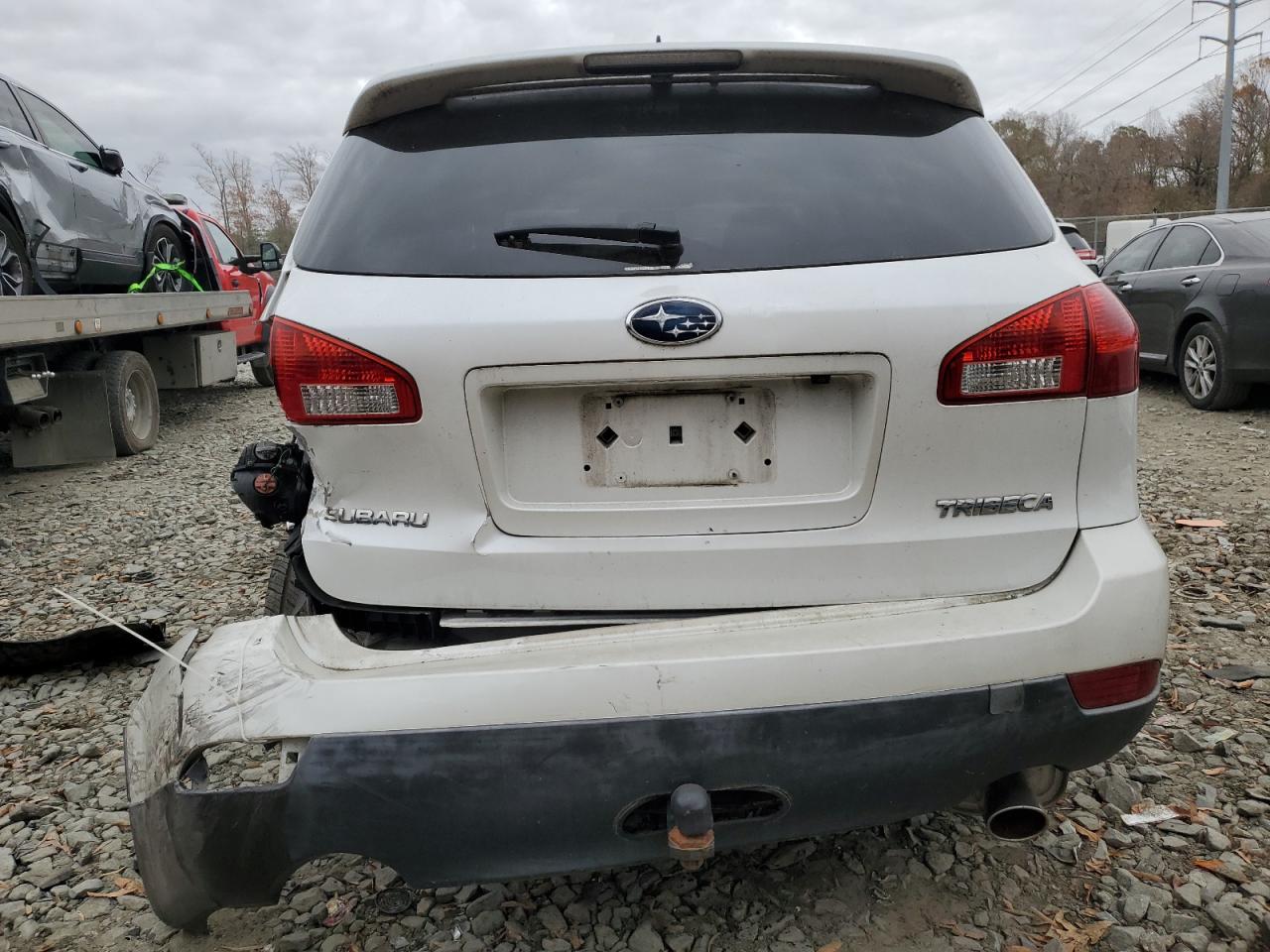 2008 Subaru Tribeca VIN 4S4WX93D884415494 Copart auction photo, rear end / side damage thumbnail 6