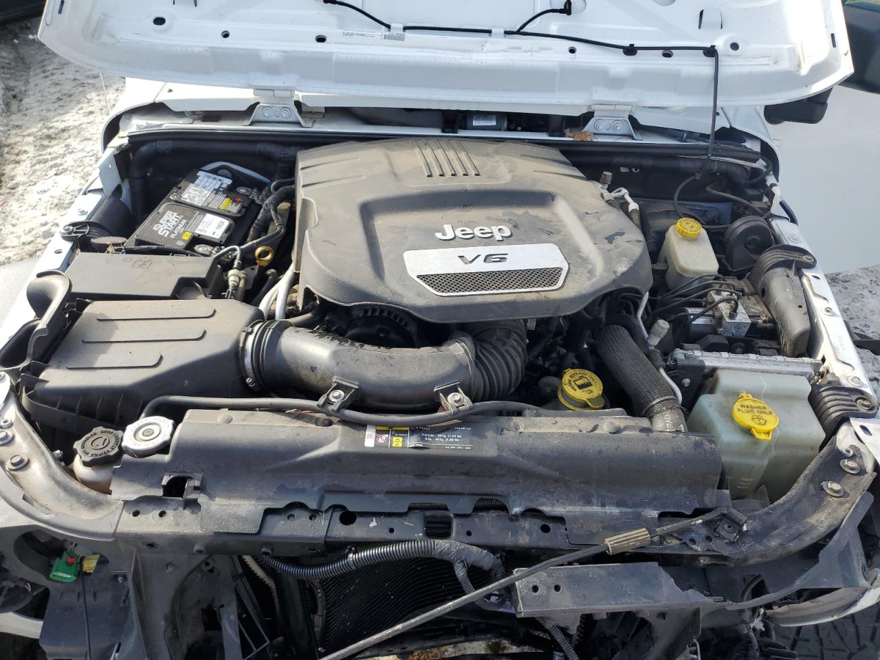 2017 Jeep Wrangler VIN 1C4HJWDG3HL598881 Copart auction photo, all over damage thumbnail 13
