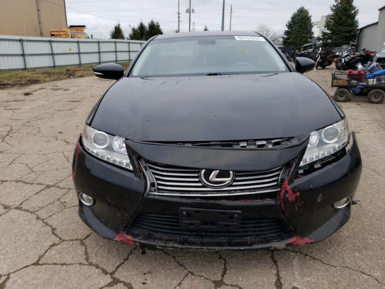 2013 Lexus ES VIN JTHBK1GG8D2055509 Copart auction photo, side / front end damage thumbnail 5
