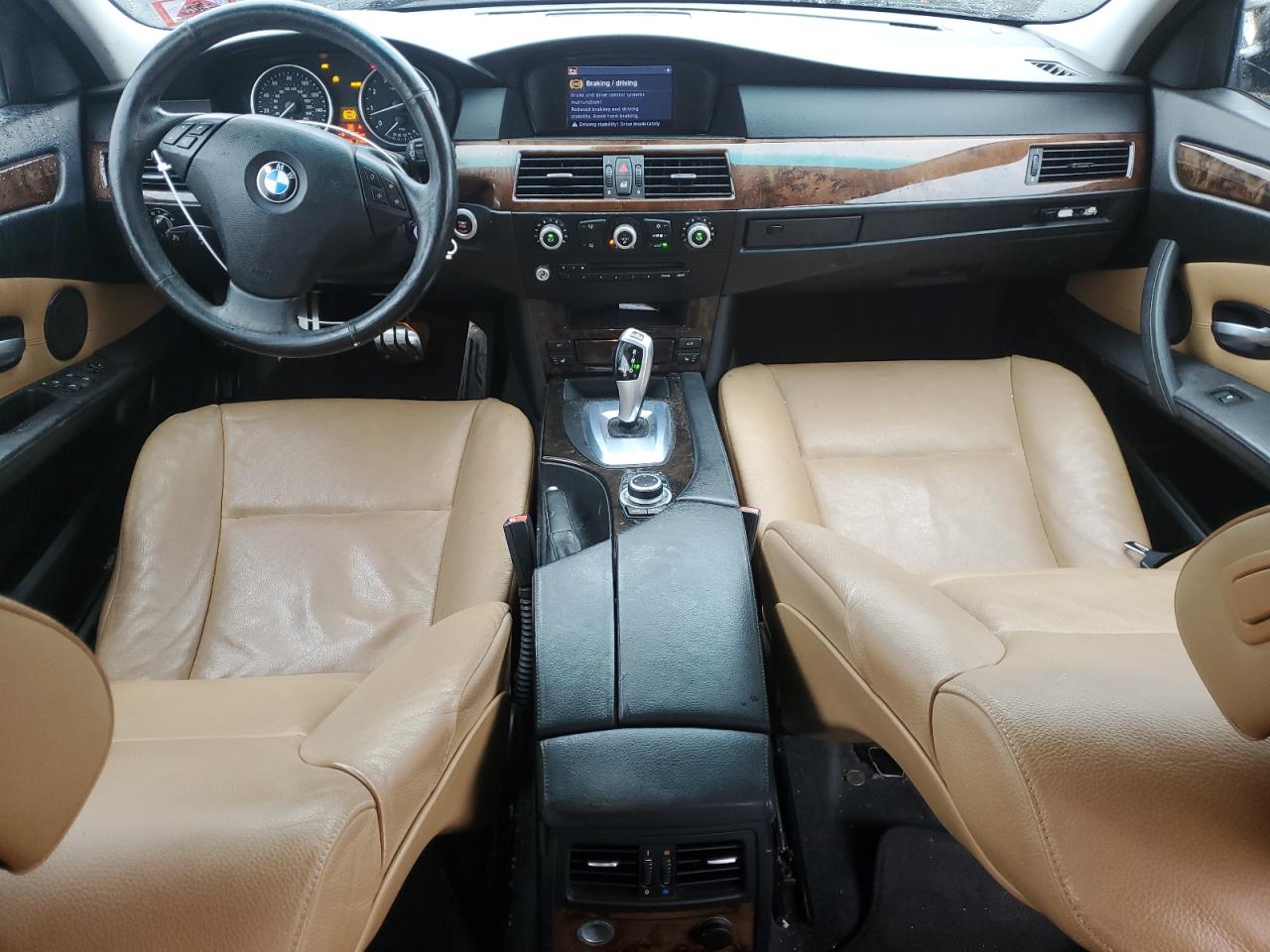2010 BMW 5er VIN WBANU5C5XAC364163 Copart auction photo, front end damage thumbnail 8