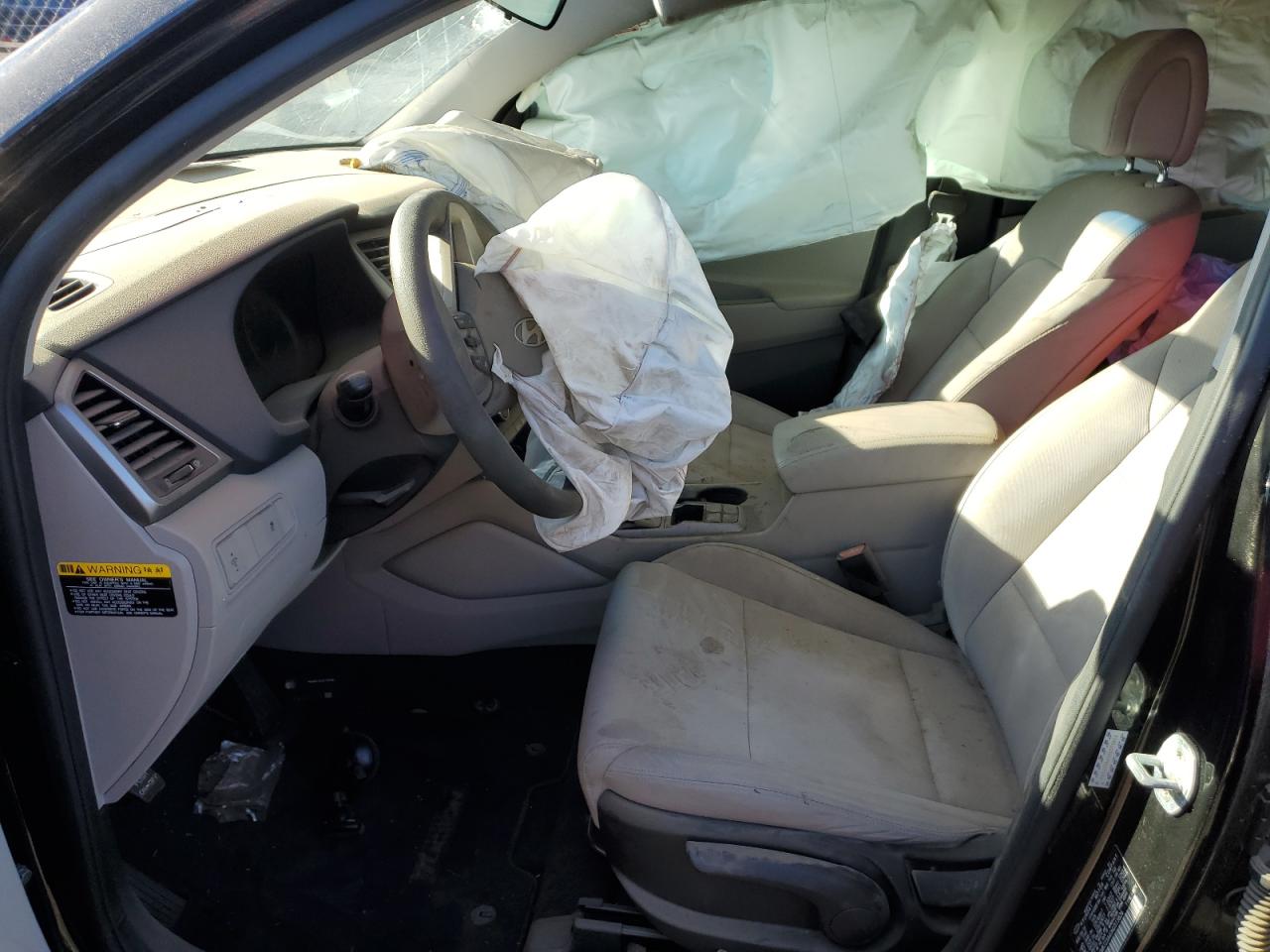 2017 Hyundai Tucson VIN KM8J23A40HU313826 Copart auction photo, front end damage thumbnail 7