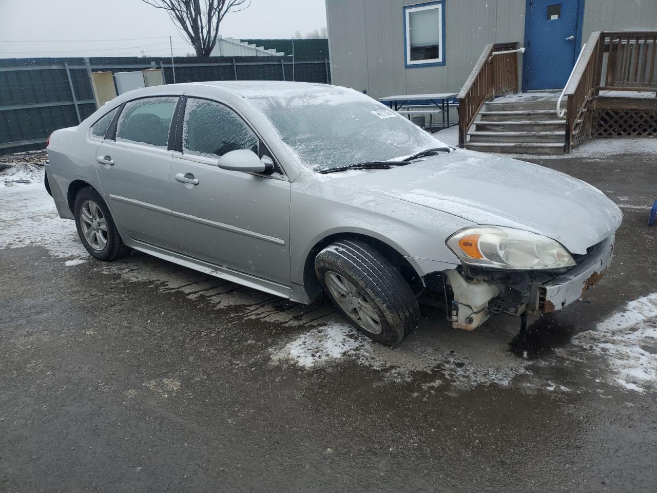 2013 Chevrolet Impala VIN 2G1WF5E30D1266596 Copart auction photo, front end / rear end damage thumbnail 4