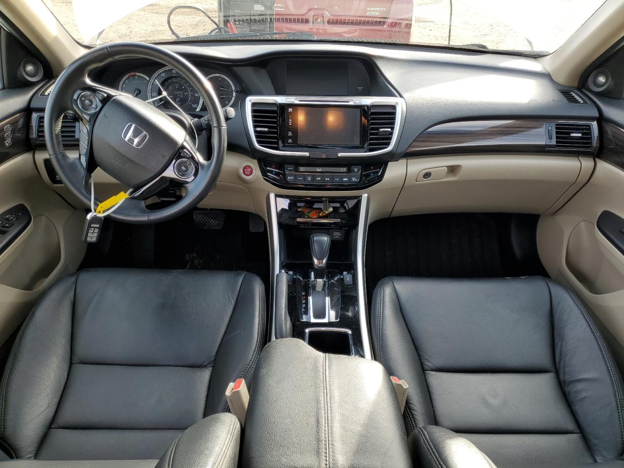 2017 Honda Accord VIN 1HGCR2F84HA098467 Copart auction photo, rear end / side damage thumbnail 8