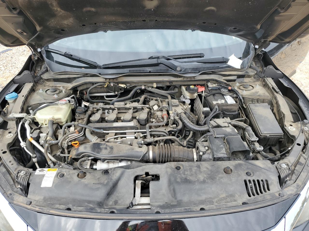 2016 Honda Civic VIN 2HGFC1F73GH633580 Copart auction photo, rear end damage thumbnail 11