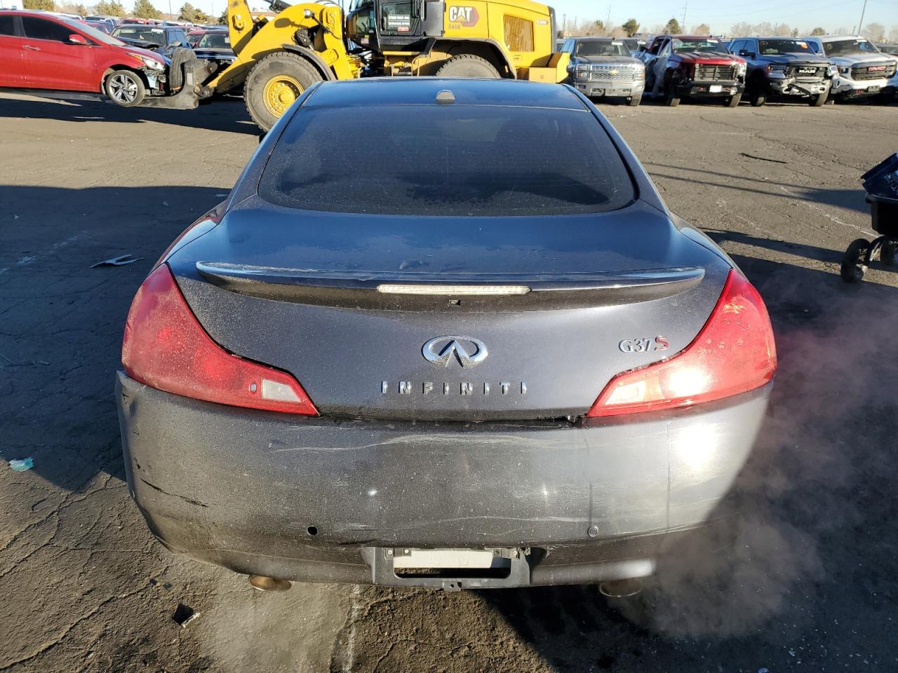 2011 Infiniti G VIN JN1CV6EK4BM213561 Copart auction photo, front end / rear end damage thumbnail 6