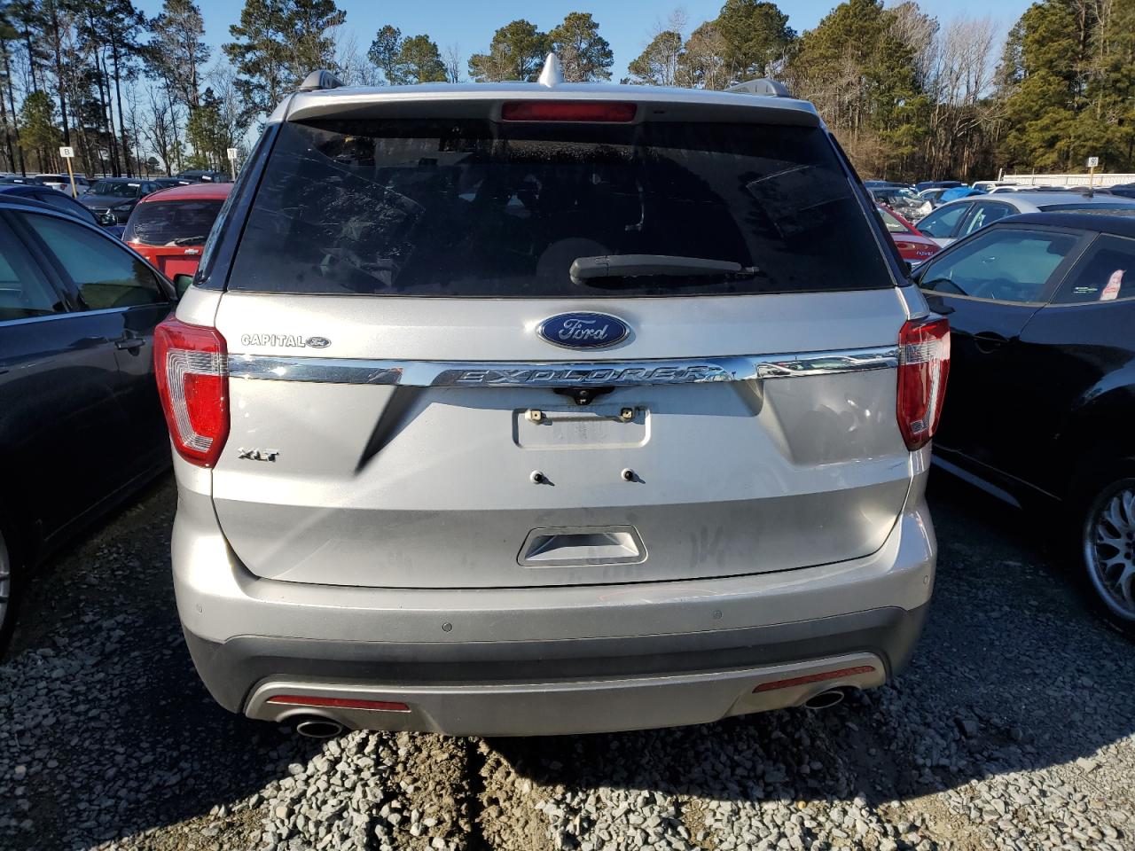 2017 Ford Explorer VIN 1FM5K7D87HGC99350 Copart auction photo, front end / mechanical damage thumbnail 6