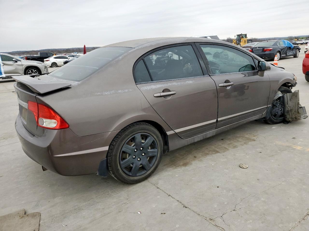 2010 Honda Civic VIN 2HGFA1F5XAH582090 Copart auction photo, front end / side damage thumbnail 3