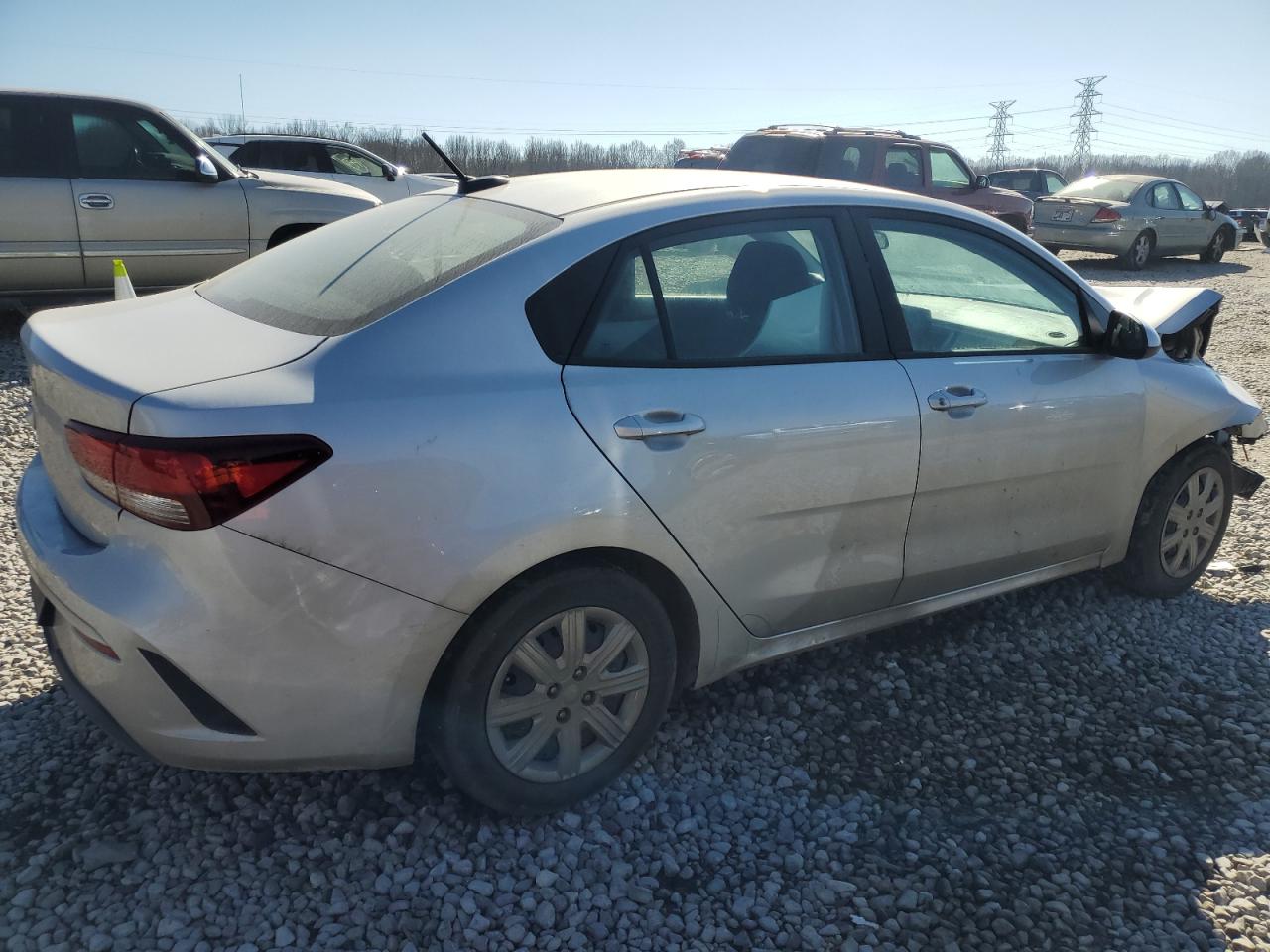 2023 KIA Rio VIN 3KPA24AD3PE613044 Copart auction photo, front end damage thumbnail 3