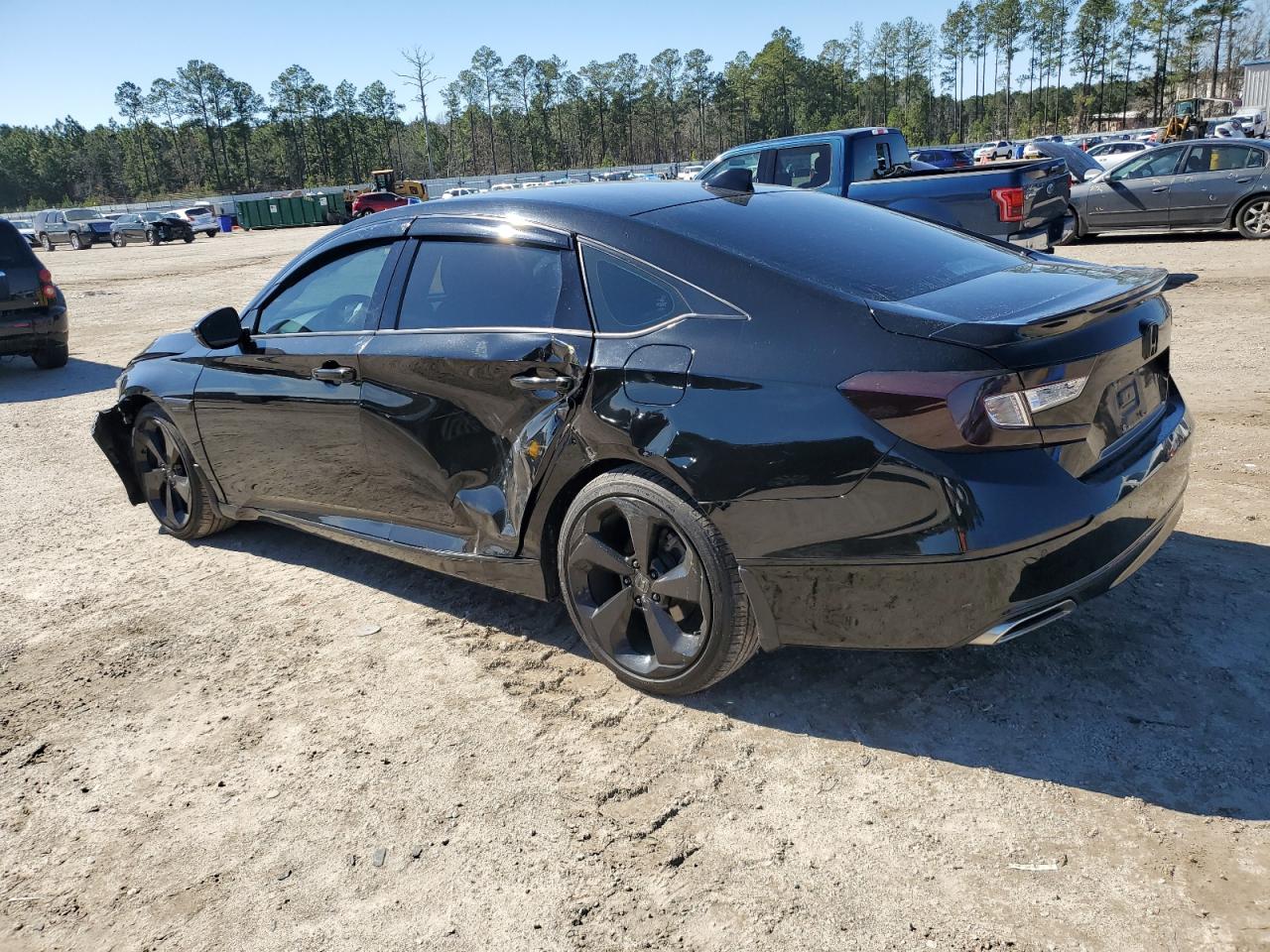 2020 Honda Accord VIN 1HGCV2F98LA005740 Copart auction photo, side / front end damage thumbnail 2