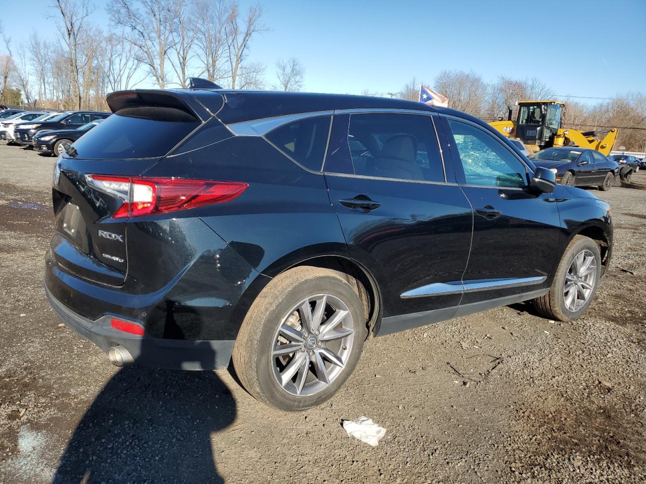 2019 Acura RDX VIN 5J8TC2H58KL022010 Copart auction photo, top/roof damage thumbnail 3
