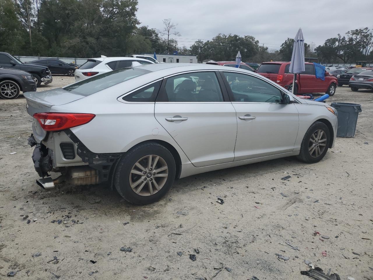 2016 Hyundai Sonata VIN 5NPE24AF9GH386764 Copart auction photo, rear end damage thumbnail 3