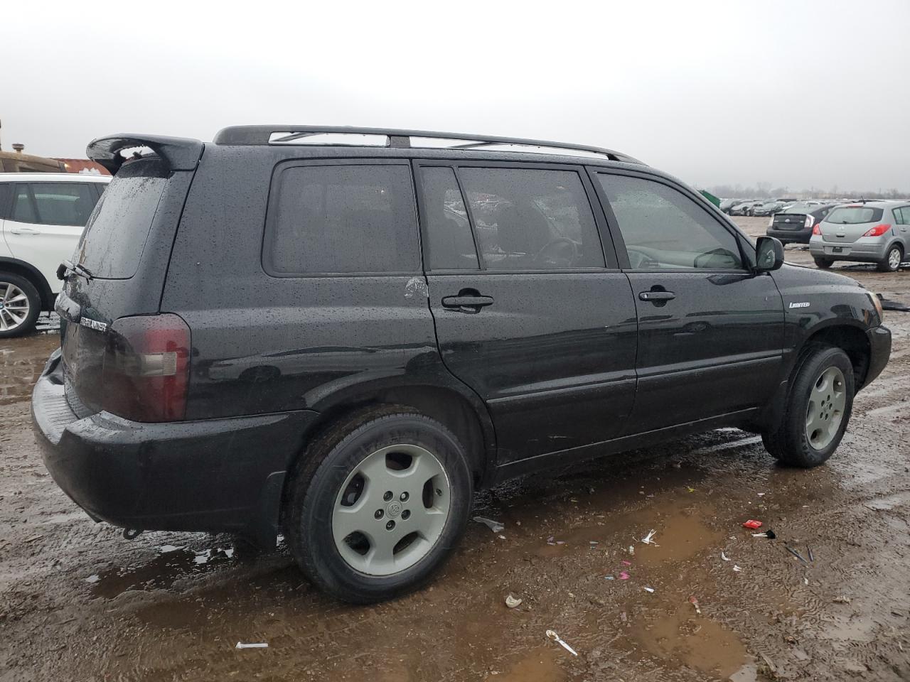 2004 Toyota Highlander VIN JTEEP21A640023174 Copart auction photo, rear end / side damage thumbnail 3