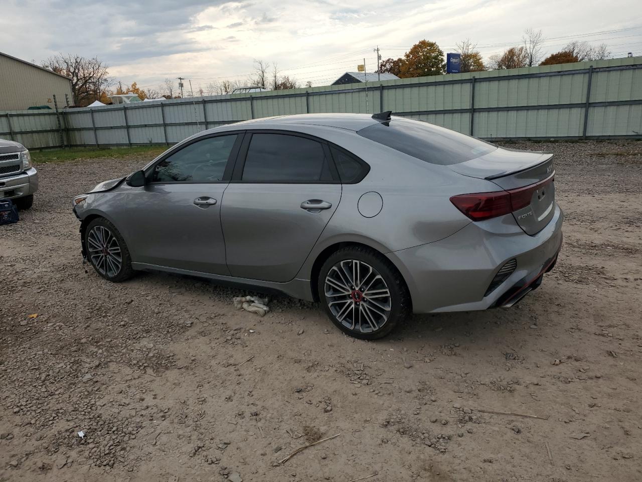 2022 KIA Forte VIN 3KPF44AC4NE476748 Copart auction photo, front end / side damage thumbnail 2