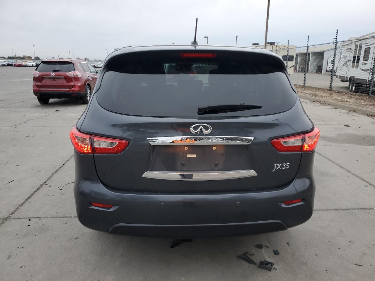 2013 Infiniti JX VIN 5N1AL0MM3DC327291 Copart auction photo, side damage thumbnail 6