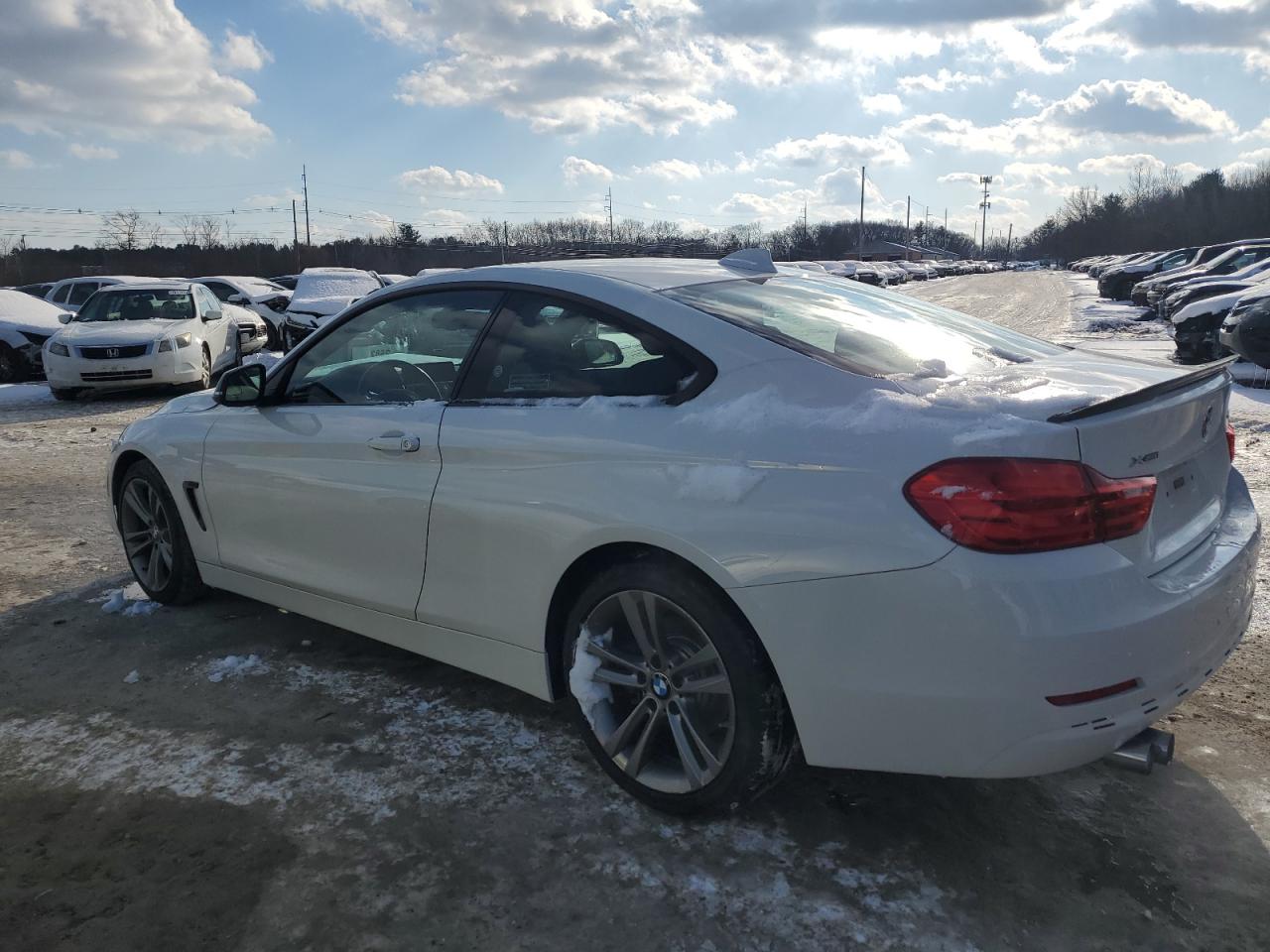 2014 BMW 4er VIN WBA3N9C52EF720802 Copart auction photo, front end damage thumbnail 2