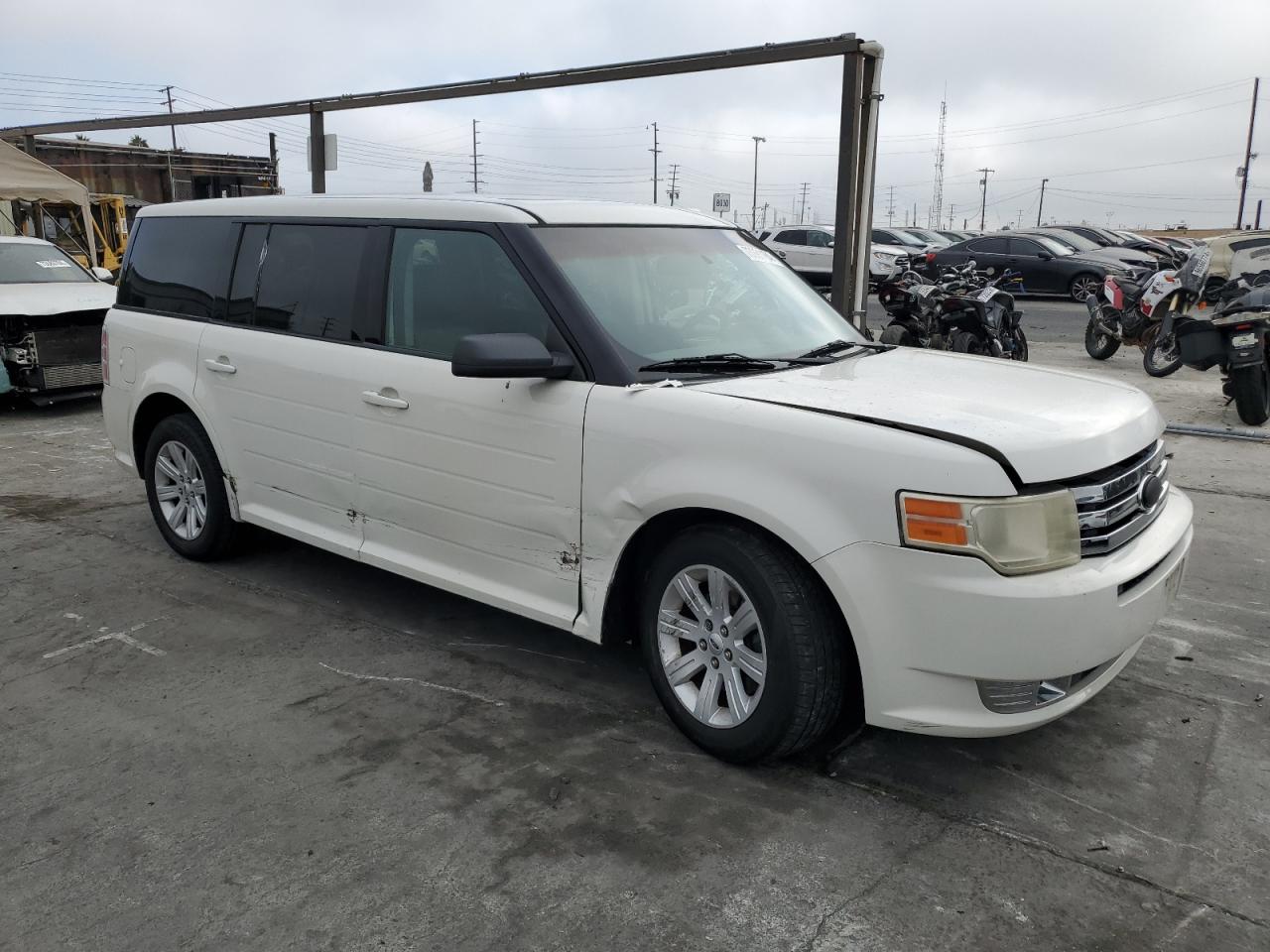2011 Ford Flex VIN 2FMGK5BC7BBD31572 Copart auction photo, side damage thumbnail 4