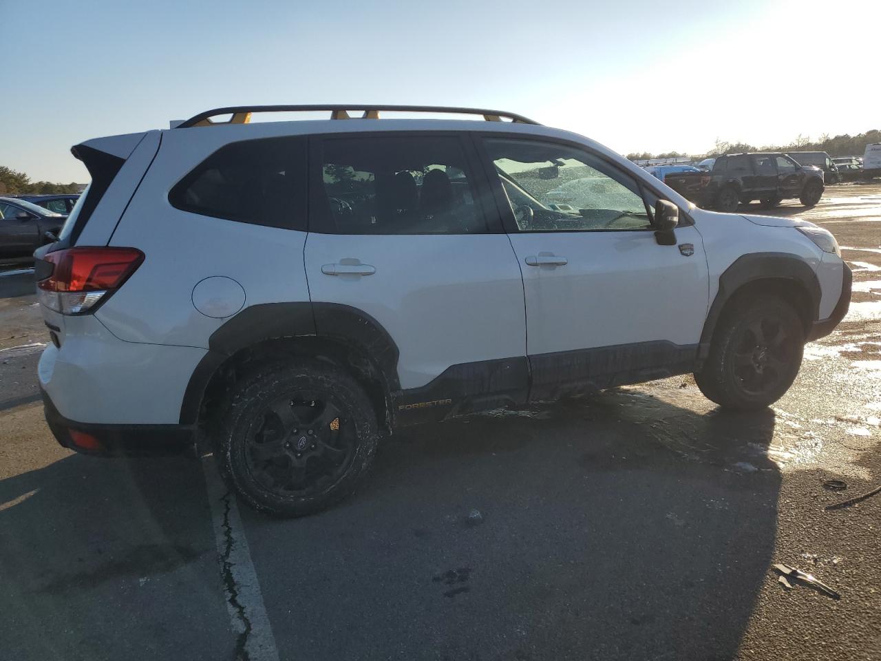 2023 Subaru Forester VIN JF2SKAMC6PH414958 Copart auction photo, side / rear end damage thumbnail 3