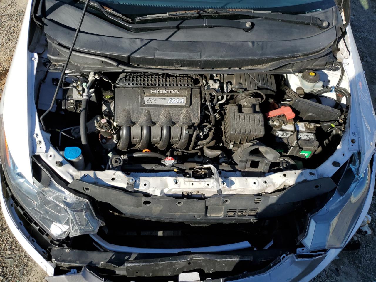 2010 Honda Insight VIN JHMZE2H75AS019685 Copart auction photo, front end damage thumbnail 11