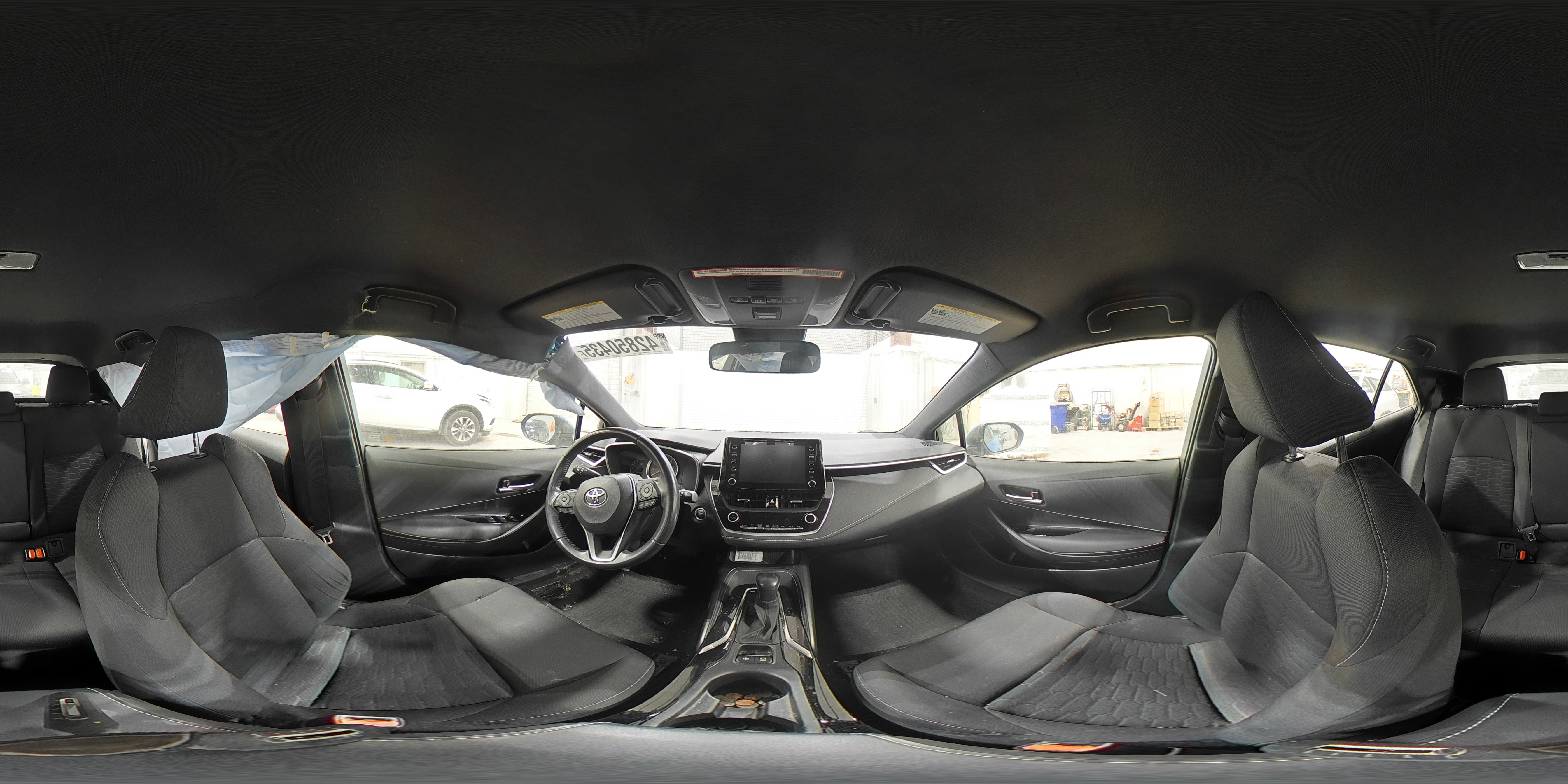 2019 Toyota Corolla VIN JTNK4RBE3K3039978 Copart auction photo, side damage thumbnail 13