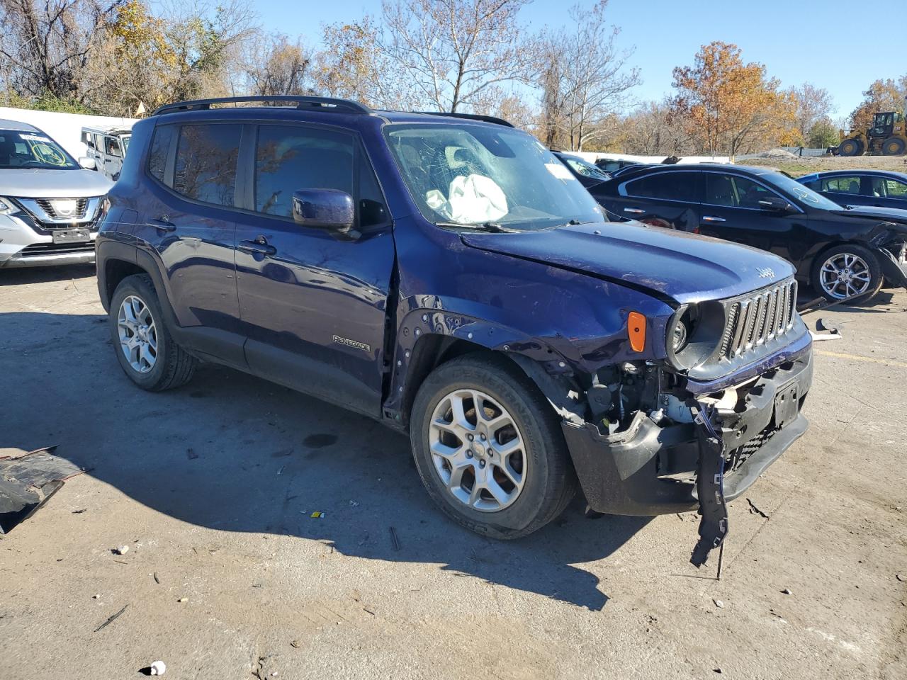 2018 Jeep Renegade VIN ZACCJABB7JPJ69486 Copart auction photo, front end damage thumbnail 4