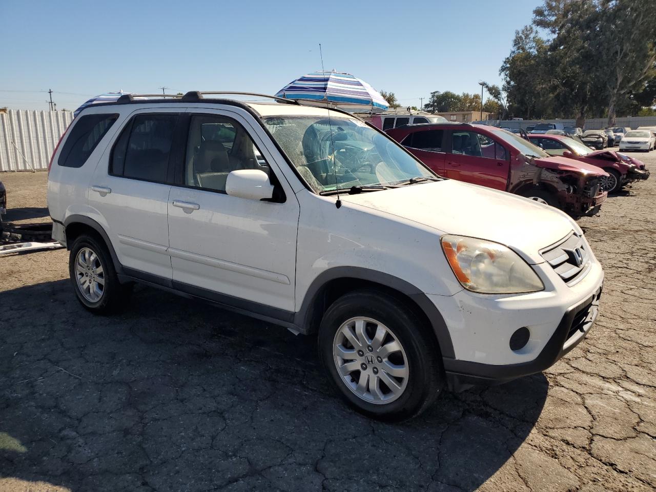 2006 Honda CR-V VIN JHLRD78926C027346 Copart auction photo, rear end / side damage thumbnail 4
