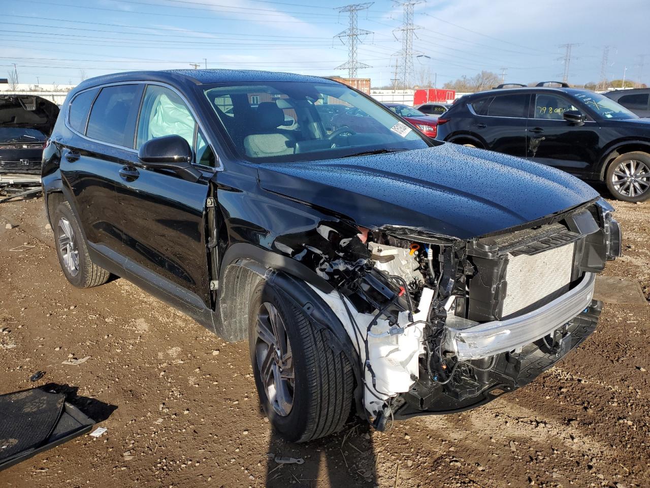 2023 Hyundai Santa Fe VIN 5NMS1DAJ0PH656777 Copart auction photo, front end / rear end damage thumbnail 4