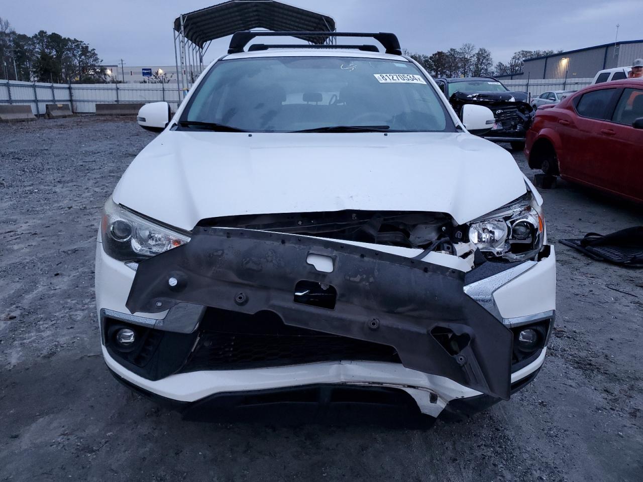 2019 Mitsubishi Outlander VIN JA4AP3AU1KU029581 Copart auction photo, front end damage thumbnail 5