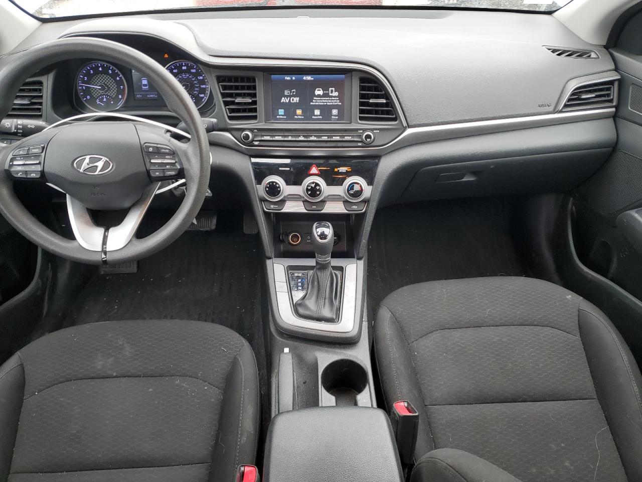 2019 Hyundai Elantra VIN 5NPD84LF3KH407561 Copart auction photo, front end damage thumbnail 8