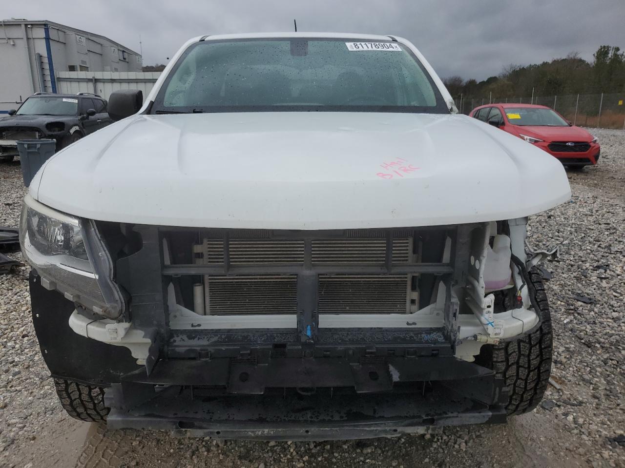 2016 Chevrolet Colorado VIN 1GCHSBEA9G1385685 Copart auction photo, hail / front end damage thumbnail 5