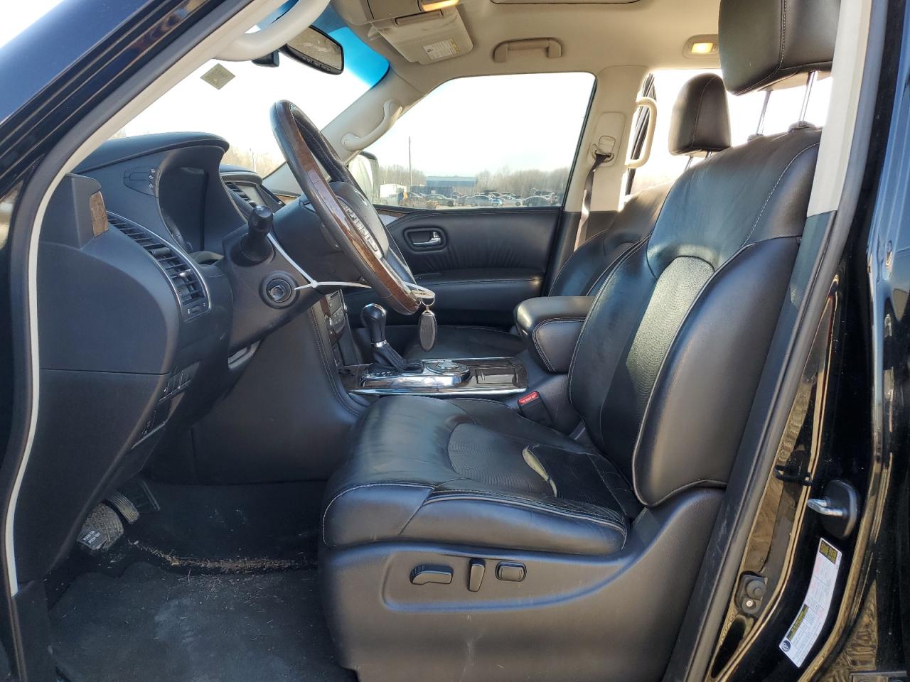 2017 Infiniti QX80 VIN JN8AZ2NF9H9643302 Copart auction photo, front end damage thumbnail 7