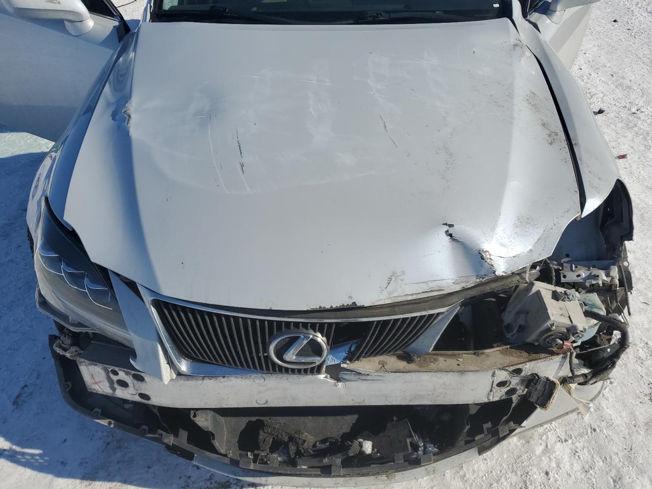 2008 Lexus IS VIN JTHCK262385026665 Copart auction photo, front end damage thumbnail 12