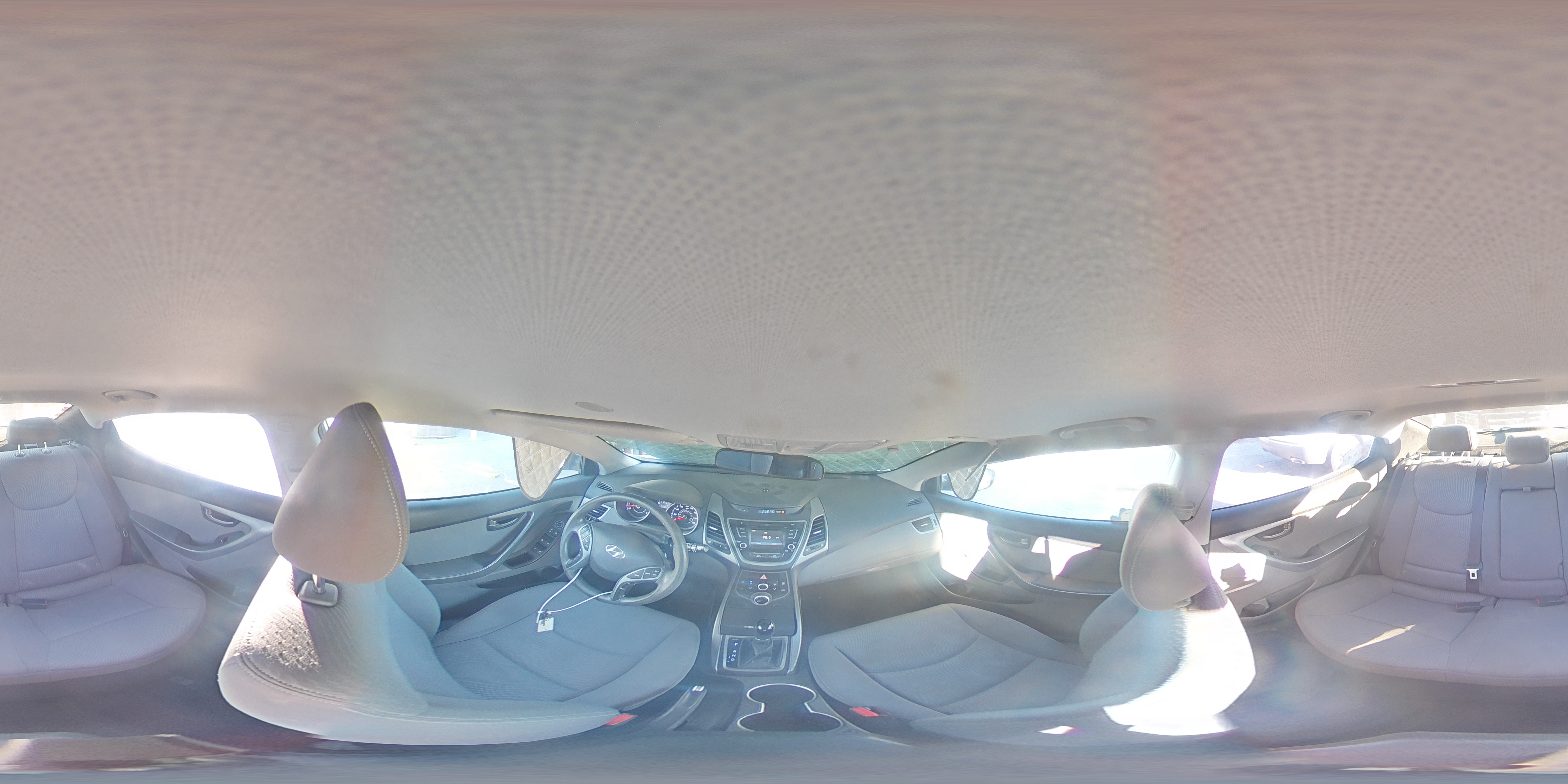 2016 Hyundai Elantra VIN KMHDH4AE9GU487953 Copart auction photo, vandalism / side damage thumbnail 14
