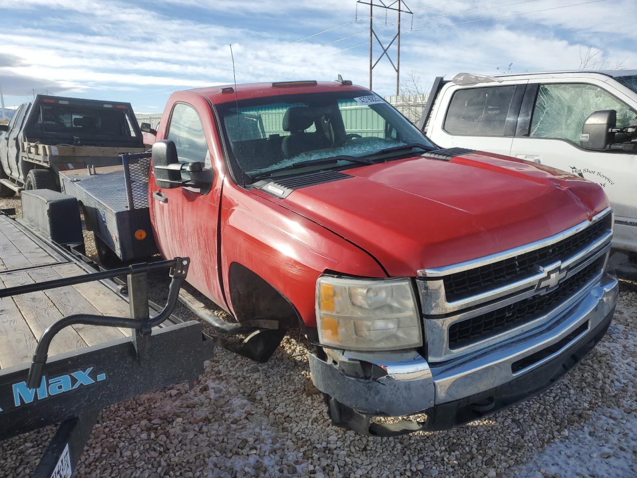 2007 Chevrolet Silverado VIN 1GBJK34K77E572518 Copart auction photo, side damage thumbnail 4