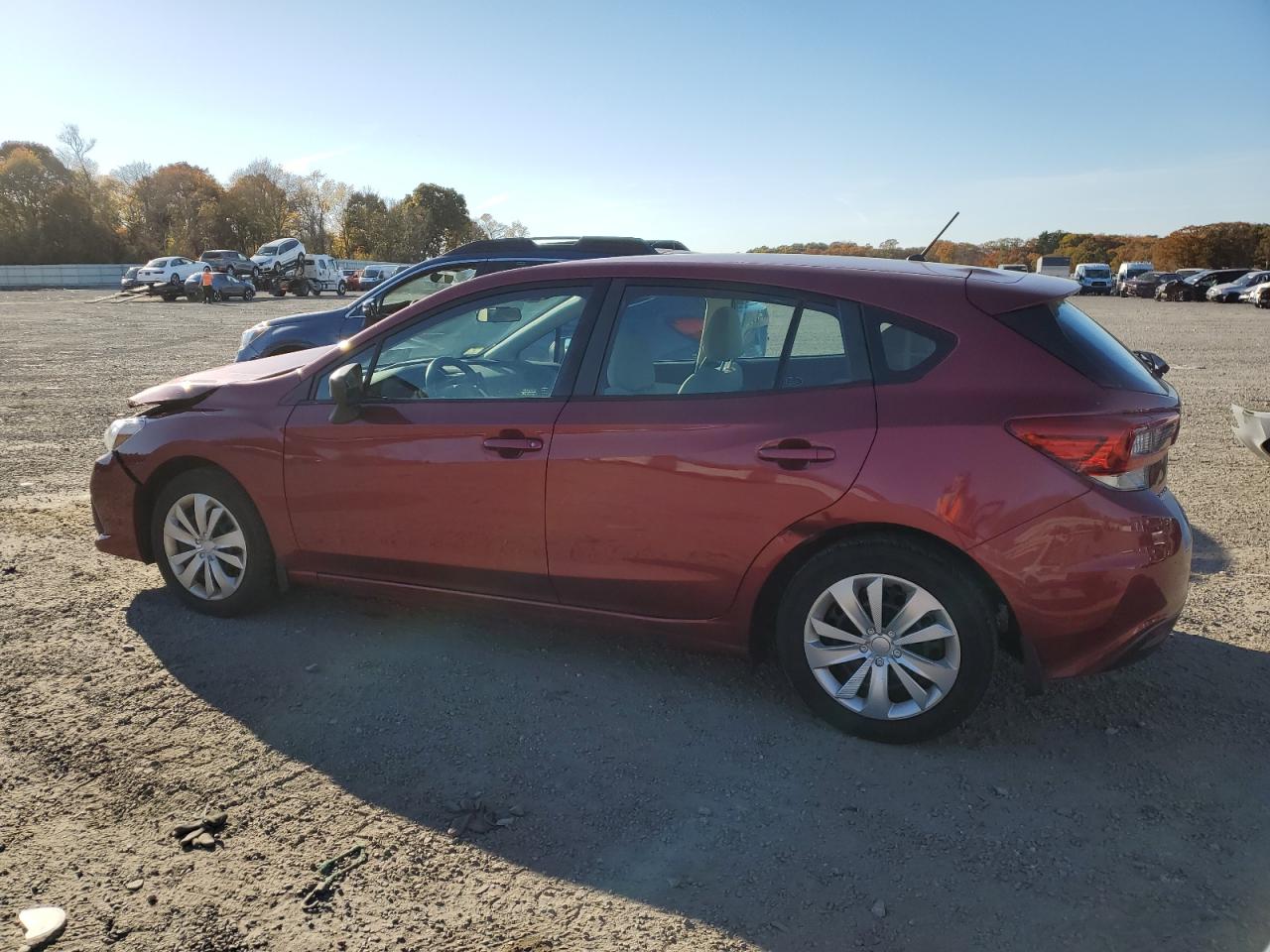 2021 Subaru Impreza VIN 4S3GTAB66M3715933 Copart auction photo, front end / minor dent/scratches damage thumbnail 2