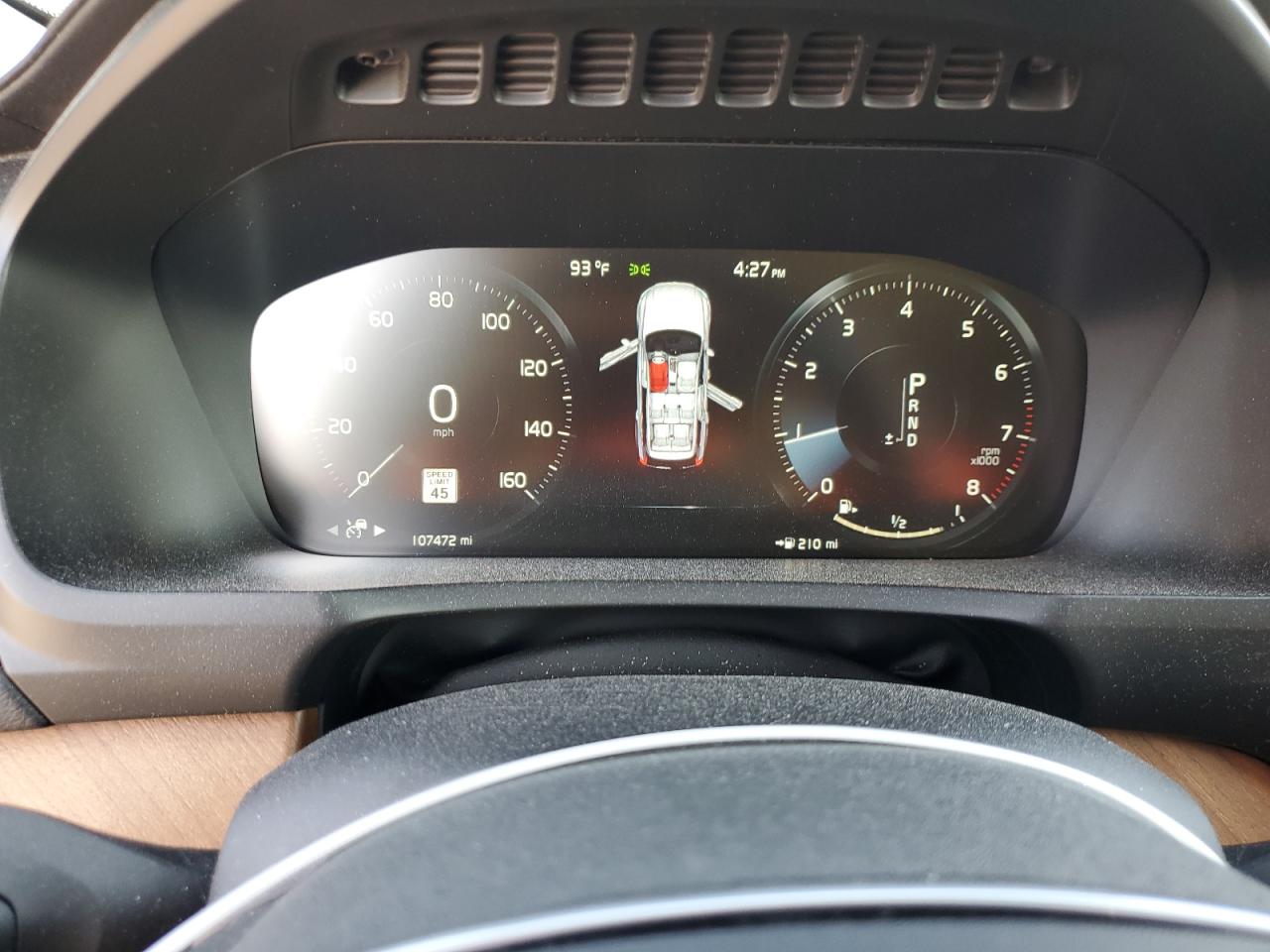 2019 Volvo XC90 VIN YV4A22PL2K1477744 Copart auction photo, side damage thumbnail 9