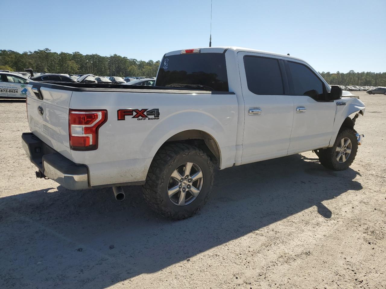 2020 Ford F-150 VIN 1FTEW1E58LFA25583 Copart auction photo, front end damage thumbnail 3
