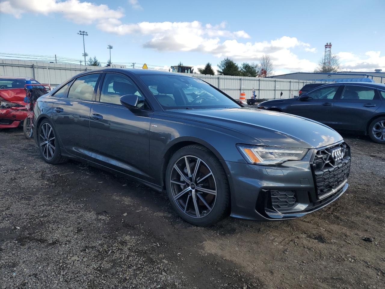 2024 Audi A6 VIN WAUL2BF27RN010856 Copart auction photo, side / rear end damage thumbnail 4
