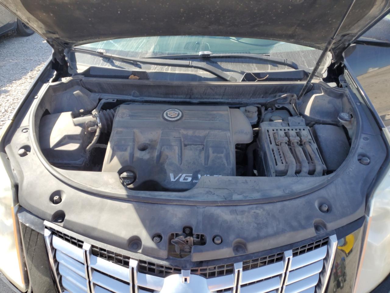 2014 Cadillac SRX VIN 3GYFNBE30ES648412 Copart auction photo, undercarriage / front end damage thumbnail 12