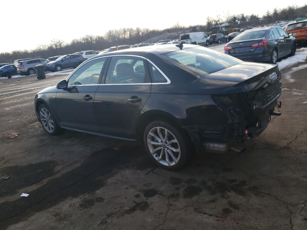 2019 Audi A4 VIN WAUENAF48KN008258 Copart auction photo, rear end damage thumbnail 2