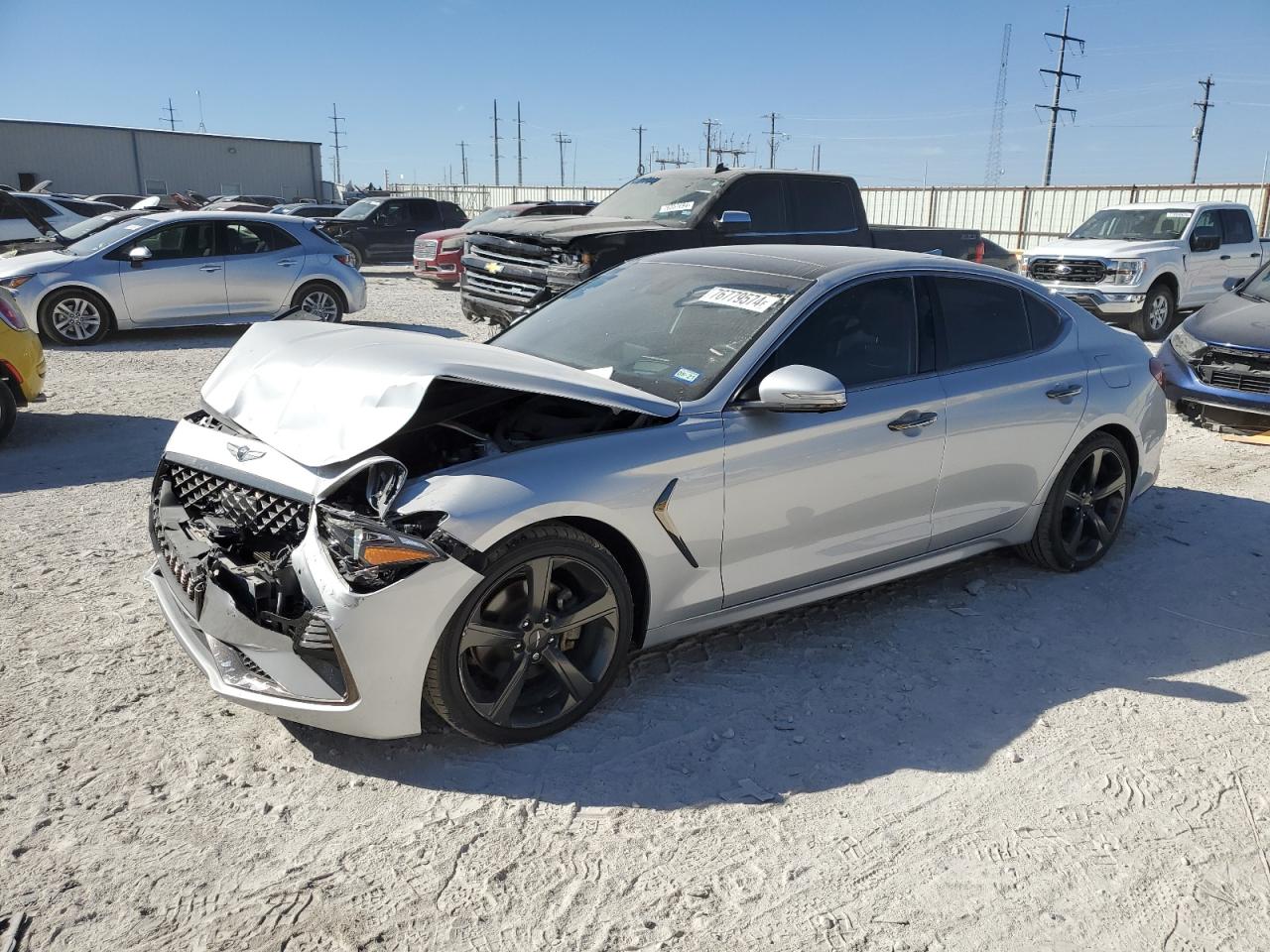 2019 Genesis G70 VIN KMTG44LA1KU044908