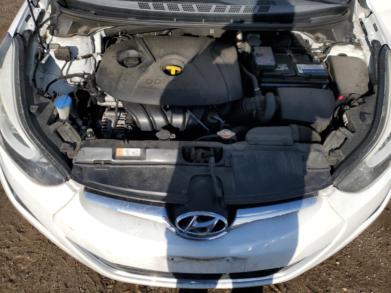 2016 Hyundai Elantra VIN 5NPDH4AE1GH783676 Copart auction photo, rear end / minor dent/scratches damage thumbnail 11