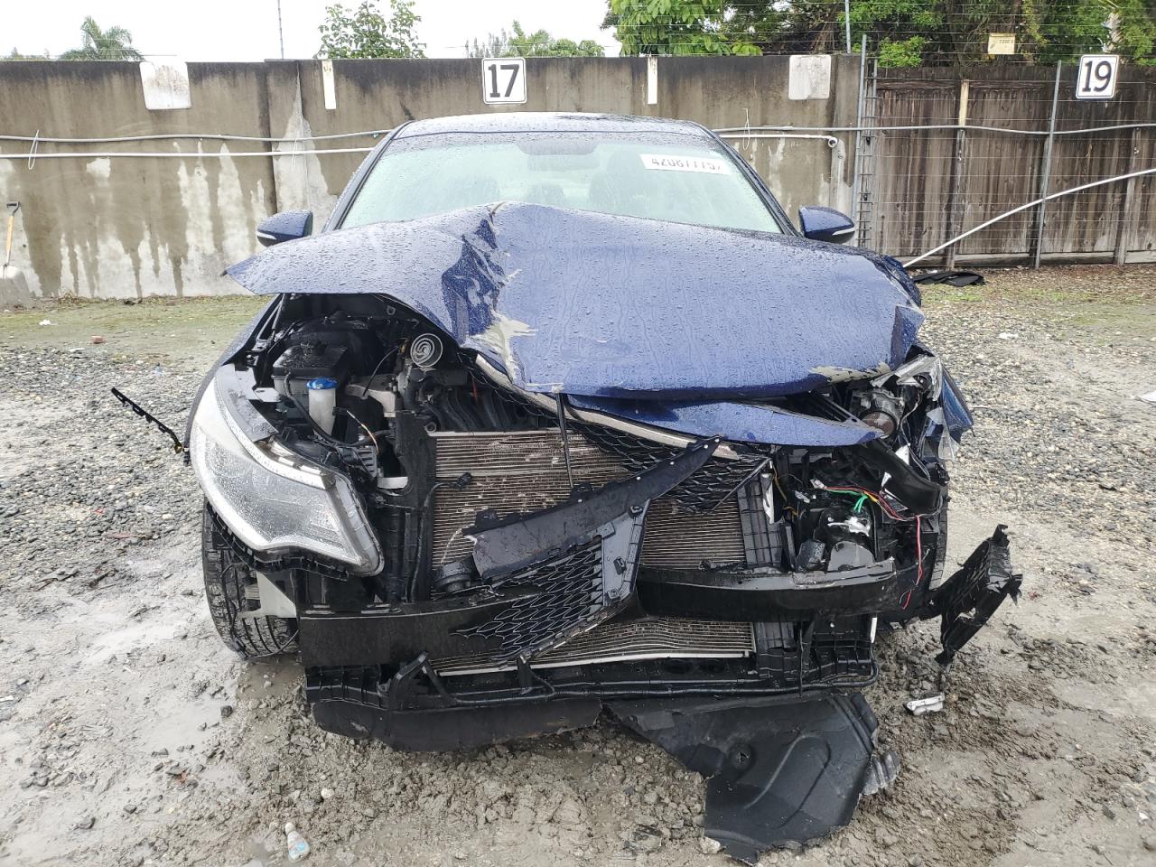 2018 KIA Optima VIN 5XXGT4L38JG183621 Copart auction photo, front end damage thumbnail 5