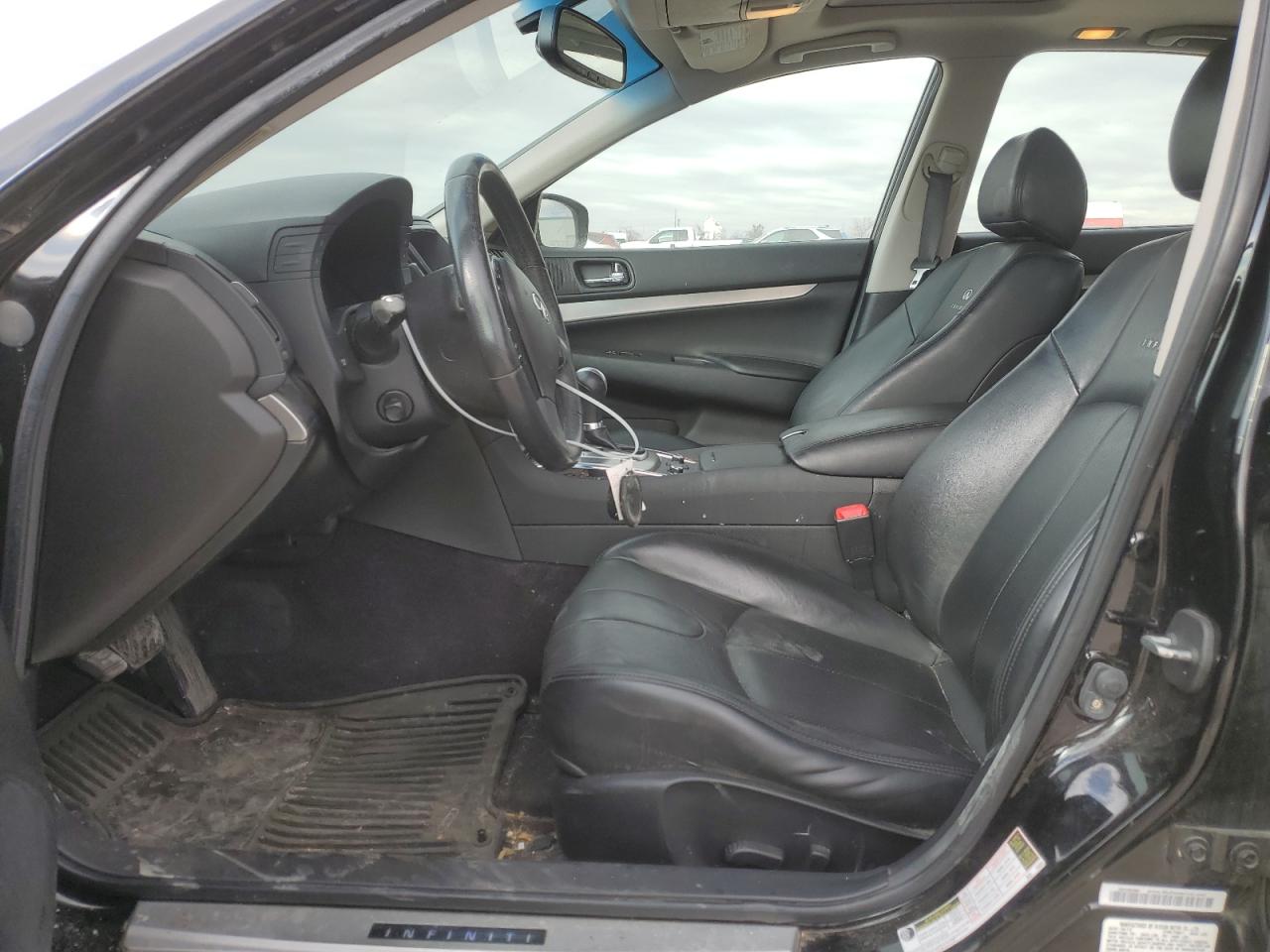 2013 Infiniti G VIN JN1CV6AR2DM767204 Copart auction photo, rear end / side damage thumbnail 7