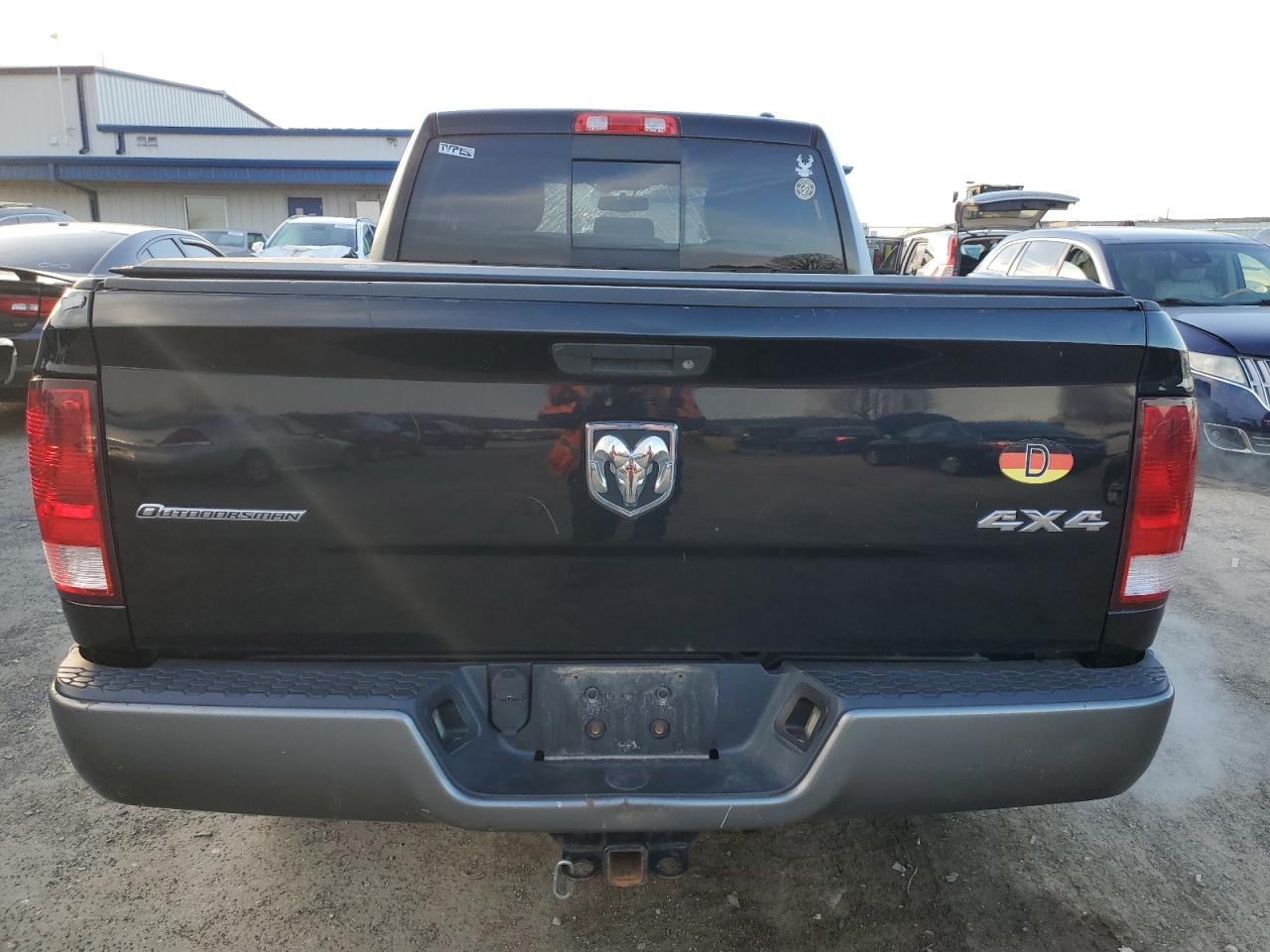 2012 Dodge RAM VIN 1C6RD7GT9CS306036 Copart auction photo, top/roof / front end damage thumbnail 6